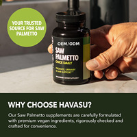 Complément Alimentaire Premium de Palmier Nain 500mg en Capsules Dures pour la Santé de la Prostate, le Flux Urinaire, le Confort de la Vessie et le Bien-être Masculin