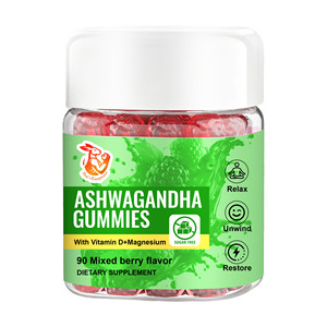 Gummies d'Ashwagandha à Marque Blanche OEM avec Supplément GABA pour la Santé Immunitaire, l'Équilibre des Niveaux de Cortisol et la Relaxation - Product Image 1