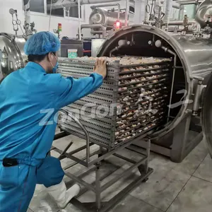 Calentador de vapor automático comercial, autoclave de alimentos, gran oferta