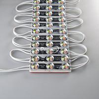 Module LED RVB sans perte de qualité, haute luminosité, 2W SMD 3030, étanche IP68, avec changement de couleur, marche/arrêt, compatible AC 220V/110V, pour la décoration de enseignes de magasin
