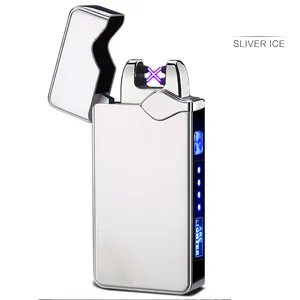 Encendedor de cigarrillos electrónico de doble arco USB, gran oferta, barato, 2022