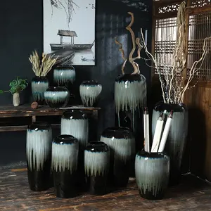 Оптовая продажа, большая и Маленькая ваза для цветов, многоцветная керамическая ваза для пола и стола, большие фарфоровые вазы