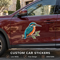Autocollants de voiture personnalisés en vinyle découpé, autocollants découpés, autocollants décoratifs pour clubs automobiles, événements et promotions de concessionnaires