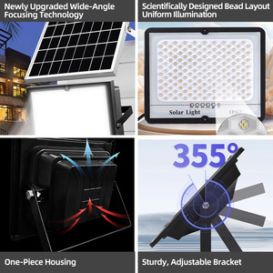 Faro <span class=keywords><strong>LED</strong></span> <span class=keywords><strong>Solare</strong></span> da Esterno Lecuso di Alta Qualità 100w 200w 300w 400w 600w - Product Image 2