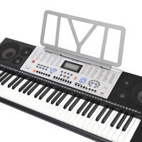 Instrumentos Musicales Profesionales, Piano Electrónico Estándar de Exhibición, Teclado de 61 Teclas