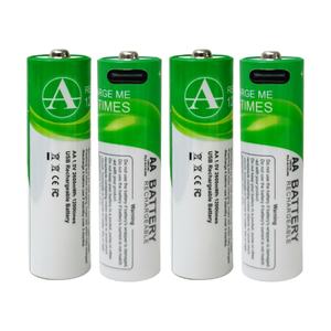 Baterías Recargables de Iones de Litio IILEER de 1400 mAh, Portátiles, 1.5 V, 1200 Ciclos, 2600 mWh, con Puerto Tipo C - Product Image 3