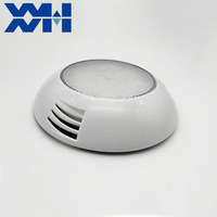 Lampe ronde en plastique ABS étanche IP68, économie d'énergie, 12V, lumière LED murale pour piscine, avec certificats CE et RoHS