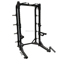 POWER X Rack de musculation commercial en gros, Half Rack de fitness avec Smith Machine pour la musculation en intérieur