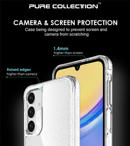 Étui de protection brillant pour Samsung <span class=keywords><strong>Galaxy</strong></span> A16 <span class=keywords><strong>5G</strong></span> A06 A26 A56 A14 A34 A55 A73, <span class=keywords><strong>coque</strong></span> de téléphone en PC rigide anti-chute - Product Image 3
