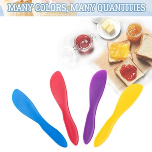 Venta caliente utensilios de cocina de grado alimenticio espátula de plástico espátula de mantequilla espátula de repostería con mango largo - Product Image 2