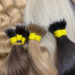 Extensions capillaires Nano Ring en gros – Texture cheveux raides/ondulés/bouclés – Qualité supérieure personnalisable – Offre exceptionnelle maintenant – 10-34 pouces - Product Image 6
