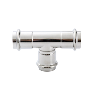 Raccords en T de diamètre égal en acier inoxydable de qualité haut de gamme raccords de tuyauterie d'accouplement de tête de modèle Offre Spéciale - Product Image 2