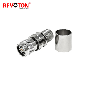 Conector RP-TNC Macho de Crimpado para Cable Coaxial LMR400 RG8 H1000 H2000 para Estación Base y Radioaficionados de Alta Resistencia - Product Image 2