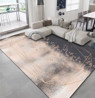 Koreanische minimalist ische Linie Muster Gold Teppich Home Dicker moderner Bereich Bodenfliesen Teppich Teppiche für Wohnzimmer Schlafzimmer