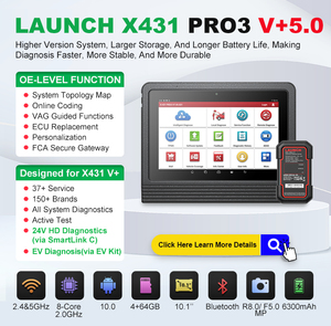Herramienta Automotriz Profesional X431 v Plus 5.0 X-431 Pro3s+ Link Obd 2 para Autos y Camiones - Product Image 5