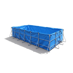 <span class=keywords><strong>สระ</strong></span>ว่ายน้ำพับได้ Keyubo 12000L ทนทาน กันน้ำ ผลิตจากผ้าใบ PVC คุณภาพดี ขายดี พร้อมโครงเหล็กทรงสี่เหลี่ยมเฉียง ใช้เป็นบ่อเลี้ยง<span class=keywords><strong>ปลา</strong></span>ทิลาเปียได้ - Product Image 1