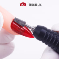 SHUANGJIA accessoires de manucure électrique professionnels 5mm haute qualité carbure foret à ongles sécurité moteur sans balais pour enlever