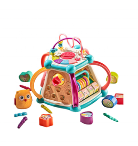 Jouets éducatifs pour enfants d'âge préscolaire 2023 <span class=keywords><strong>Jeu</strong></span> <span class=keywords><strong>de</strong></span> carton 6 en 1 Jouets électriques Bacs à mouvement Ensemble <span class=keywords><strong>de</strong></span> cube d'activités pour bébé - Product Image 4