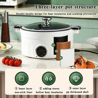 YUEDISI Nouvelle Arrivée Cocotte Minute Micro Pression Marmite à Soupe Basse Pression Antiadhésive Cocotte Électrique pour Cadeau