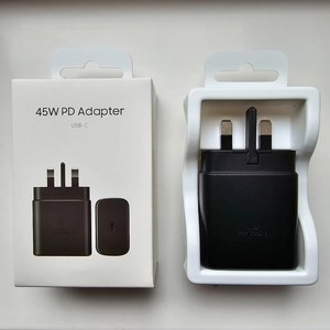 Adaptateur de <span class=keywords><strong>chargeur</strong></span> de type C à charge super rapide <span class=keywords><strong>45W</strong></span> pour <span class=keywords><strong>Samsung</strong></span> GALAXY S22 <span class=keywords><strong>Note</strong></span> <span class=keywords><strong>10</strong></span> 20 S20 <span class=keywords><strong>Plus</strong></span> S20 Ultra S21 A71 A80 A91 - Product Image 5