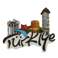 Kreatives Harz Moderner Kühlschrank magnet Türkisches Reise-Souvenir Istanbul Ankara Antalya Custom