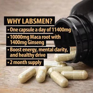 Cápsulas de Raíz de Maca de Alta Calidad para Mujeres y Hombres, Mejora del Rendimiento y el Estado de Ánimo, el Mejor Suplemento para Aumentar la Energía - Product Image 5