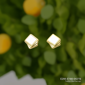 E295-E180-0427B Fashion <b>Stud</b> <b>Earrings</b> - Product Image 3