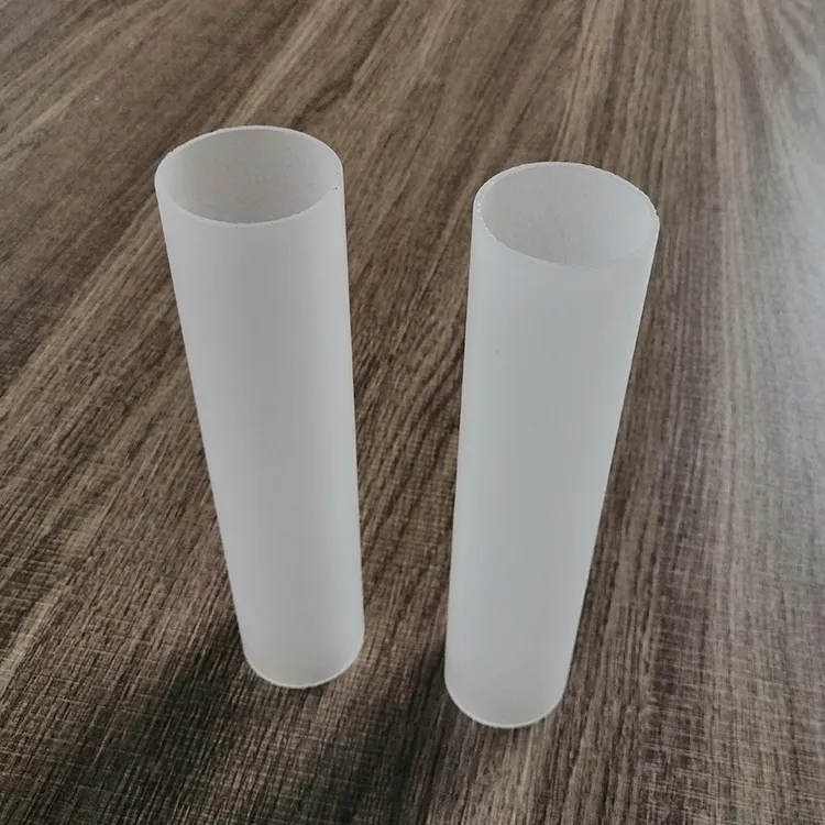 Tube/tuyau en plastique acrylique givré en pmma personnalisé de guangzhou