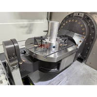 Centre d'usinage CNC vertical à cinq axes à grande vitesse TMC-650, conoïde de broche BT40, système de contrôle Fanuc, prix compétitif