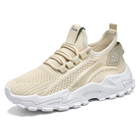 Mode d'été pour femmes rétro Forrest Gump Style coréen baskets nouvelle exportation maille respirant semelle épaisse chaussures avec fermeture à lacets