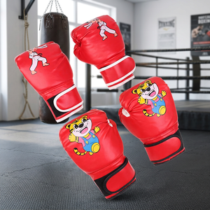 DAWNFROCE FIGHT GEARS Guantes de Boxeo Profesionales de Alta Calidad para Entrenamiento, 4oz/6oz/8oz, Cuero PU, Absorben la Humedad, con Cierre de Velcro - Product Image 4