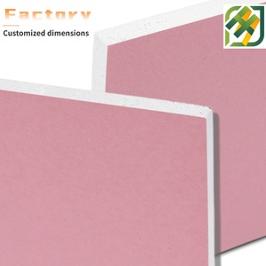 Plaque de plâtre ignifuge moderne Haoxin avec surface en papier 2440x1220mm, garantie 3 ans pour les plafonds suspendus des hôtels, des bureaux et des bâtiments - Product Image 1