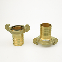 Raccord de tuyau d'incendie en laiton durable jaune, pression de service 1,6 MPa, pour équipement de lutte contre l'incendie industriel et fournitures de sauvetage d'urgence