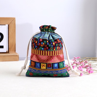 Sac à cordon en lin recyclable pour femmes pour bijoux bagues boucles d'oreilles cadeaux de mariage de noël petite pochette d'argent personnalisable