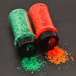 All'ingrosso più recente 2oZ Shaker Pet arcobaleno alla rinfusa grosso Glitter Mix per unghie natale Snowglobe alta lucentezza Glitter iridescente - Product Image 4