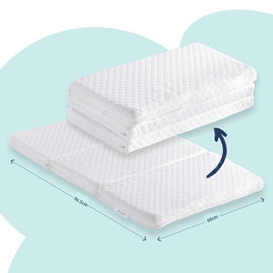 Bambini bambini bambini bambini bambino copri materasso traspirante impermeabile morbido supporto nucleo 3 pieghe materasso per culla box box - Product Image 2