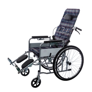 Silla de Ruedas Manual Plegable Ligera para Personas Mayores o con Discapacidad, con Respaldo Alto, para Hogar de Ancianos, Hospital o Uso Médico - Product Image 1