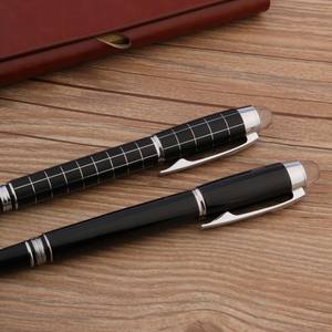 Caneta-tinteiro de Metal Preta de Luxo Personalizada para Executivos Chineses Clássica com Caligrafia, Promocional OEM - Product Image 3