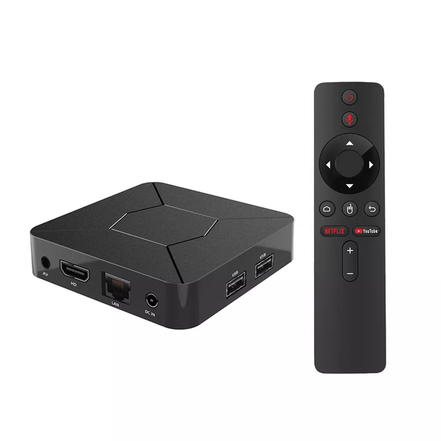 Popular for 4K Android TV 10 OS Quad Core Set Top Box Q5 H313 with 2GB RAM 8GB ROM