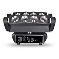 Lumière de tête mobile LED RGBWA/UVC avec contrôle DMX512, rotation de l'axe X 540° et de l'axe Y 180°