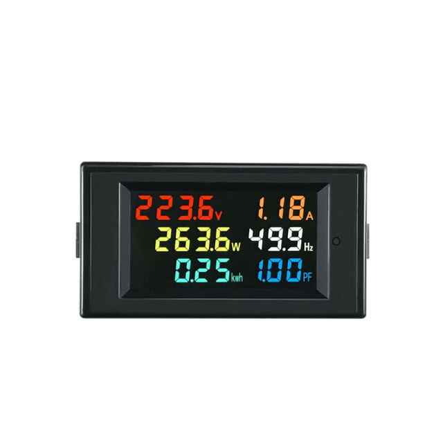 6 in 1 AC Monitor D69-2058 Voltage and Current Power Frequency Factor Electricity Meter Multi-Function Power Monitor