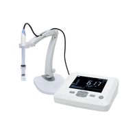 Alat Ukur PH Laboratorium Bench Top OEM yang Dapat Disesuaikan dengan Layar LCD, Akurasi 0.01pH, Terbuat dari Plastik Tahan Lama