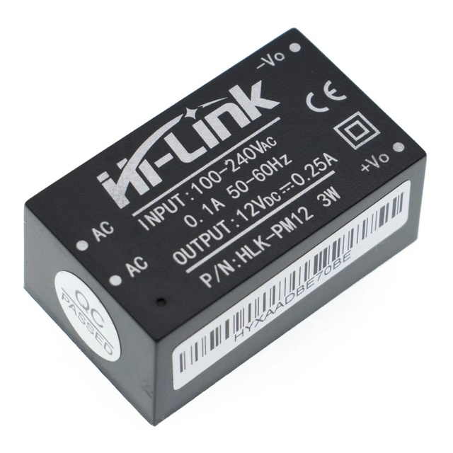 HLK-PM12 3W AC-DC 220v To 12V Step-Down Switching Power Supply Module Intelligent Household Switch Power Supply Module