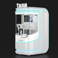 Machine à glace molle, distributeur automatique de nourriture robotisé, distributeur automatique de glace en libre-service, distributeur automatique de snacks et de boissons