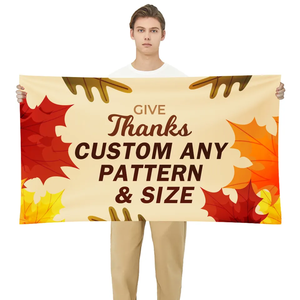 Gahumi ธง2ftx5ฟุตแบบกำหนดเองทนทานธงแขวนรถแบบสั่งทำธงสองด้านพร้อมเสา - Product Image 5