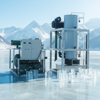 Machine à glace en tubes industrielle de haute technologie Haiyue 10 tonnes en acier inoxydable 304