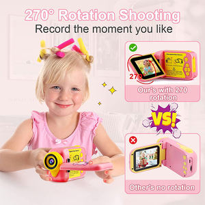 Videocámara para niños 1080P 2,4 pulgadas IPS Pantalla Cámara Juguetes <span class=keywords><strong>HD</strong></span> Grabadora de videos para niños con pantalla abatible - Product Image 4