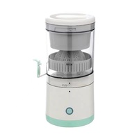 Mini presse-agrumes automatique portable avec lame en acier inoxydable séparateur de presse-agrumes domestique multifonctionnel Source d'alimentation USB pour utilisation RV
