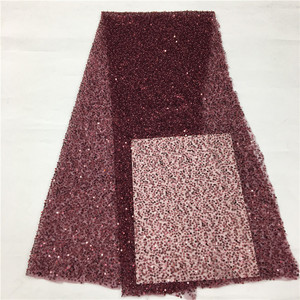 Luminic Green Sequin <strong>Fabric</strong> Gala Dinner Fashion Dress Sequins Mesh <strong>Lace</strong> <strong>Fabric</strong> <strong>Heavy</strong> Green Sequins <strong>Lace</strong> Latest - Product Image 1