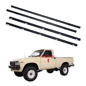 Joint d'étanchéité en caoutchouc pour vitres de fenêtre extérieur intérieur 68170-89110/89111 pour <span class=keywords><strong>Hilux</strong></span> 1983-1998 68160-89115 - Product Image 1